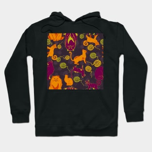 cats pattern Hoodie